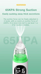Aspirateur nasal électrique bébé MAMIJOY - 6 modes aspiration silicone grade alimentaire musique