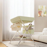 Table à langer bébé avec roulettes Mybooni — Pliable hauteur réglable organiseur