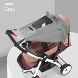 Pare-soleil poussette universel protection UV - voile carrosserie landau siège auto visière soleil