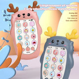 Téléphone jouet bébé bilingue avec anneau dentition et musique - jouet éducatif électronique enfant