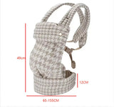 Porte-bébé ergonomique kangourou nouveau-né - sac à dos siège hanches face avant écharpe voyage