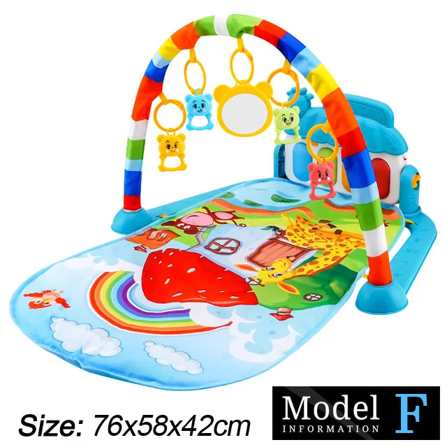 Tapis d'éveil arceau musical piano Mybooni — Jouet pédagogique 0-36 mois