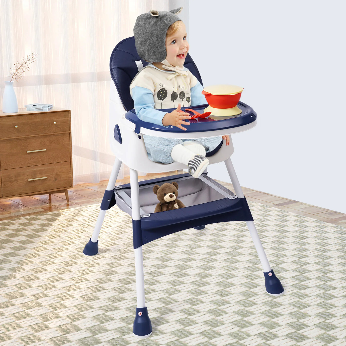 Produit bébé Bleu en situation d'utilisation