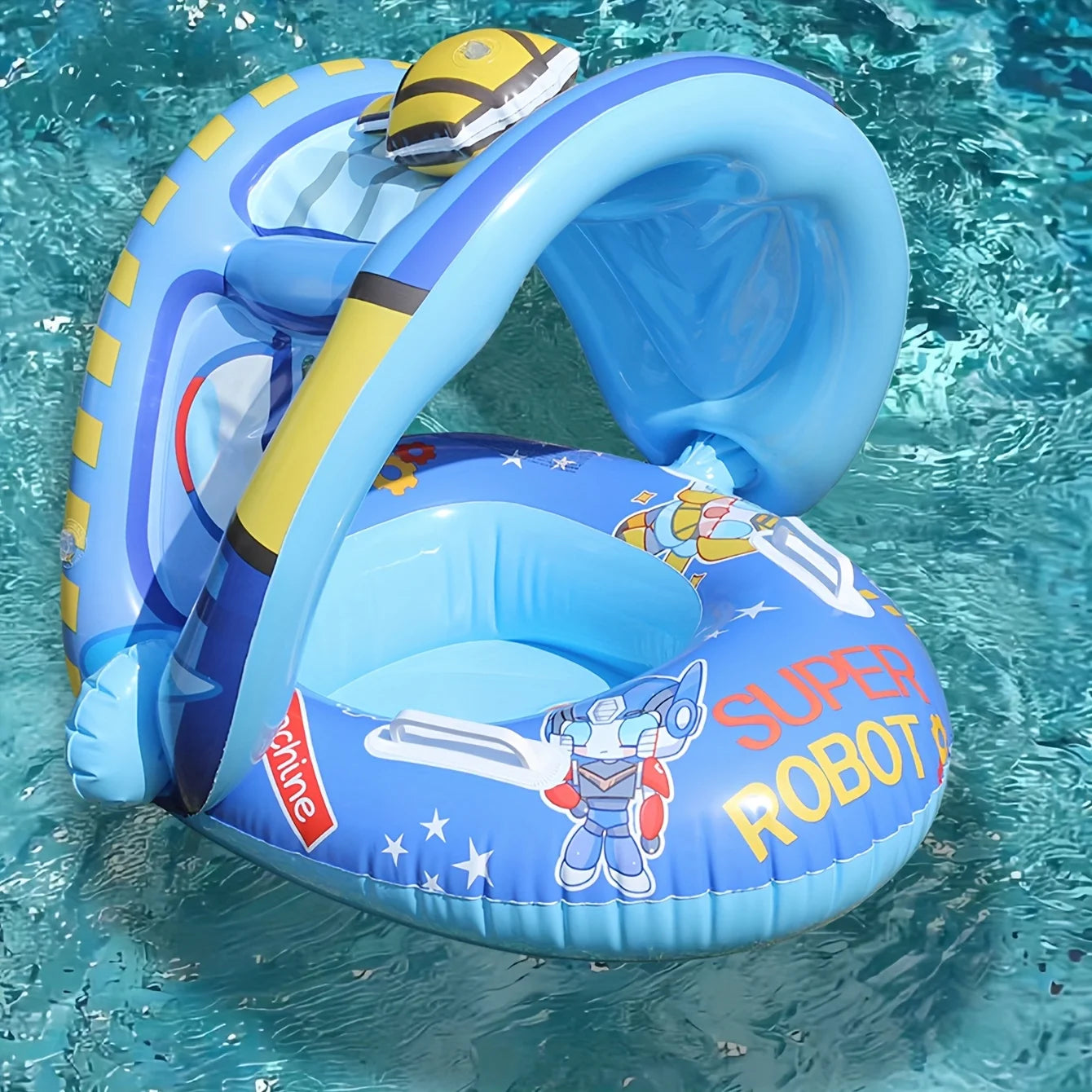 1PC Thickened Canopy Float Seat with Grip Handl — vue face | Bouni