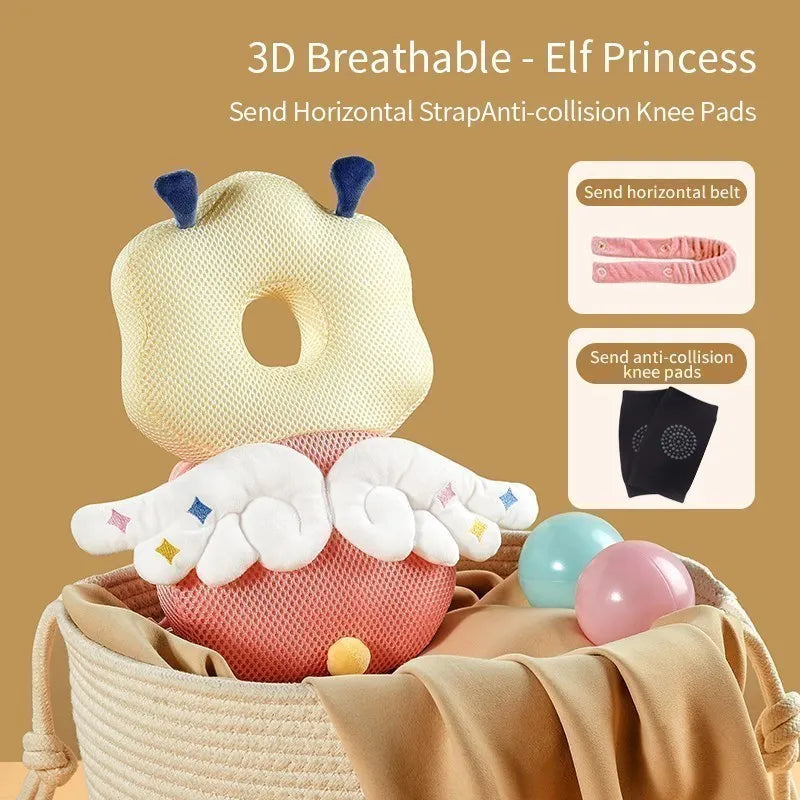 Casque protège-tête bébé AIBEDILA Mybooni — Protection nuque et tête apprentissage marche