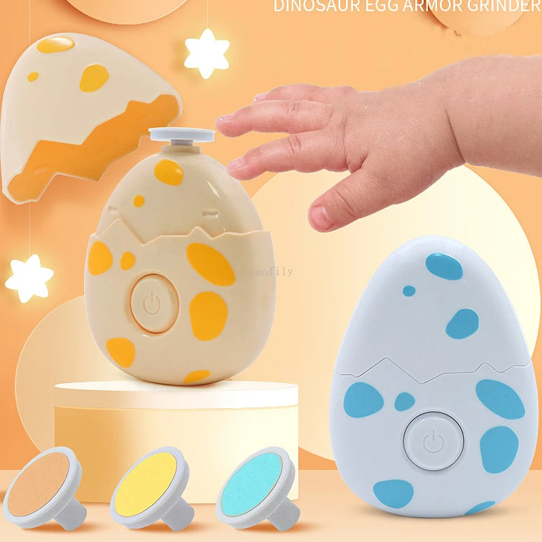 Lime à ongles électrique bébé cartoon - kit manucure pédicure nouveau-né outil soin enfant adulte