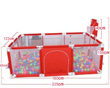 Parc bébé piscine à balles grande taille - aire de jeu sécurisée 0-6 ans