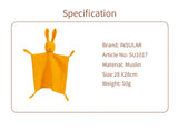 Serviette confort bébé mousseline coton - doudou bandana nouveau-né jouet éveil apaisement sommeil