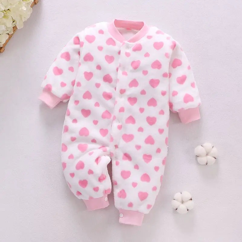 Body bébé flanelle doux printemps hiver - grenouillère fille garçon 0-18 mois