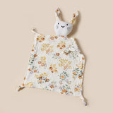 Doudou chat en mousseline coton pour nouveau-né