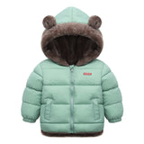 Manteau à capuche polaire Mybooni — Doublé cachemire enfant hiver