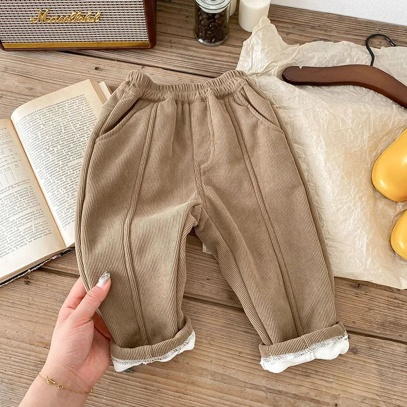 Pantalon droit enfant MILANCEL - jean mode garçon 1-6 ans printemps automne
