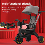 Poussette PANGDUBE pliable 6,8 kg légère tricycle bébé 1-6 ans