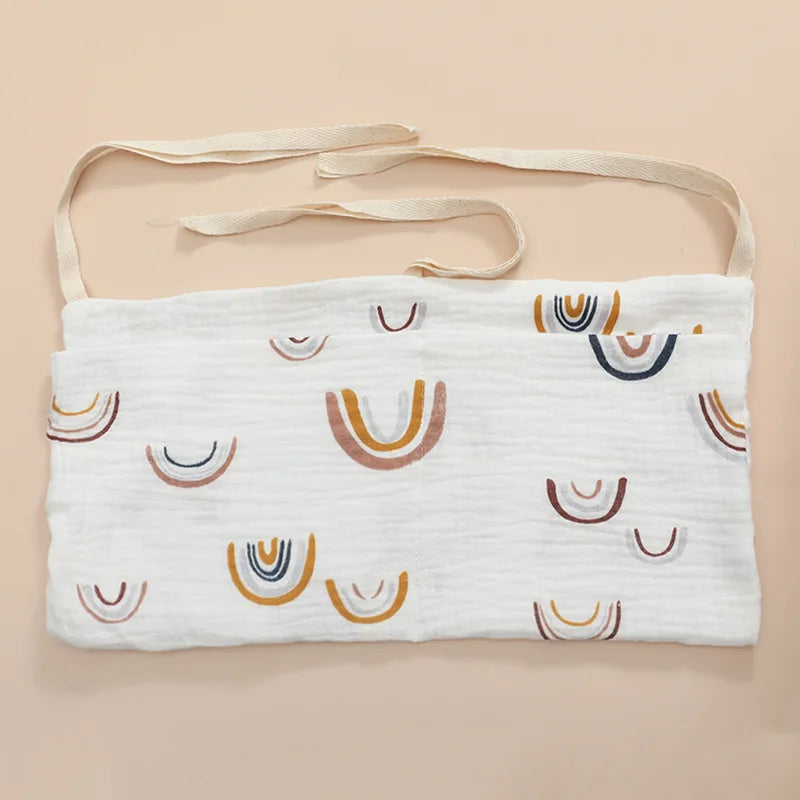 Organiseur tête de lit bébé Bouni — Sac rangement couches multifonction