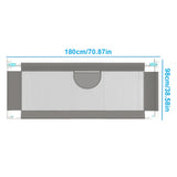Barrière lit bébé 150/180/200cm - rambarde protection enfant sécurité rail anti-chute lit
