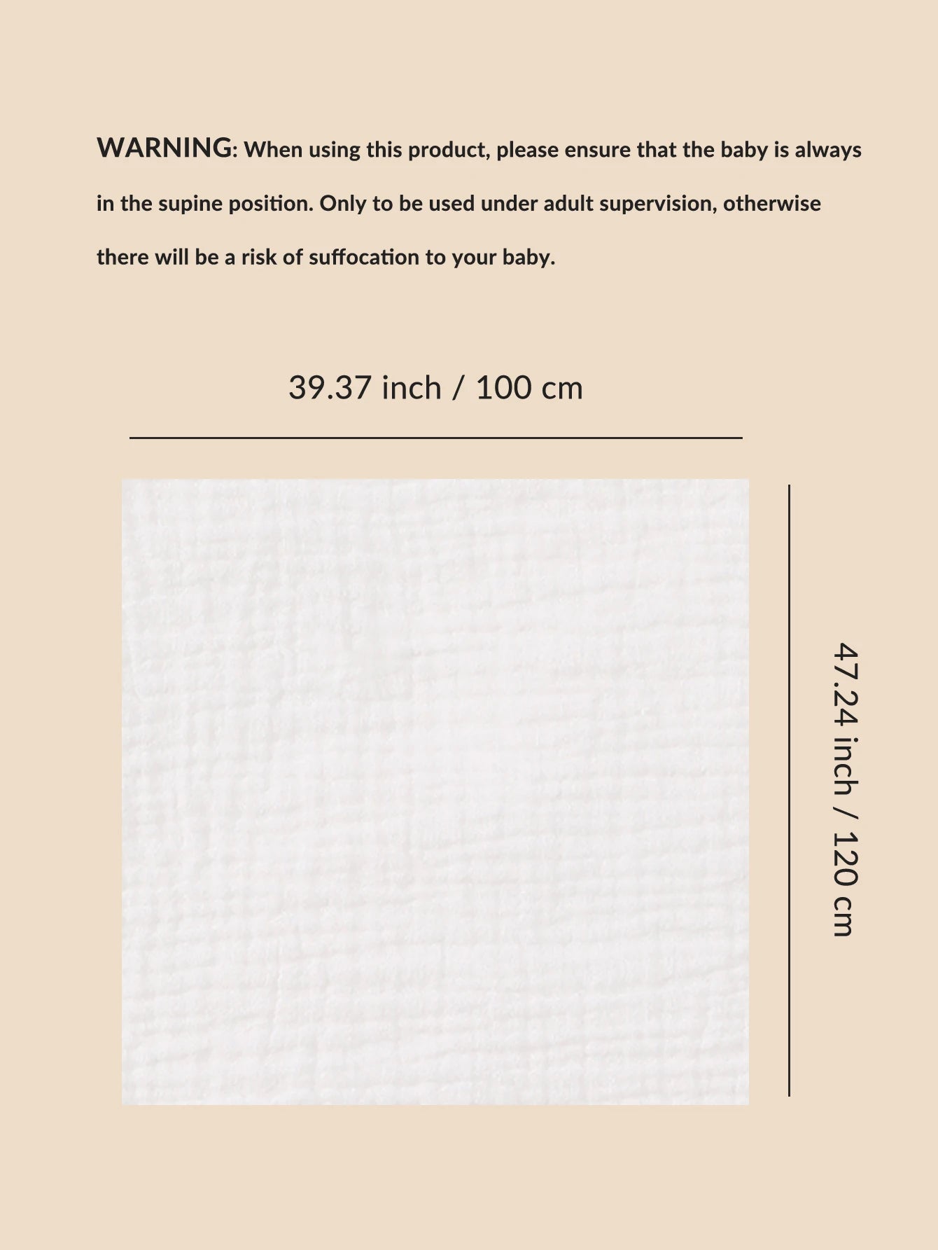 Détail matière — Couverture emmaillotage