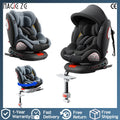 Siège auto 360° ISOFIX réglable 0-12 ans avec repose-pieds - pivotant