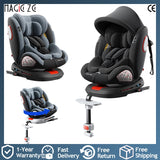 Siège auto 360° ISOFIX réglable 0-12 ans avec repose-pieds - pivotant