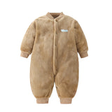 Body bébé flanelle doux printemps hiver - grenouillère fille garçon 0-18 mois