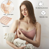 Soutien-gorge allaitement Noir en situation d'utilisation