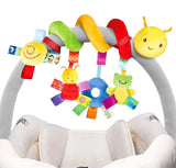 Hochets suspendus lit bébé Mybooni — Jouet doux spirale poussette et landau