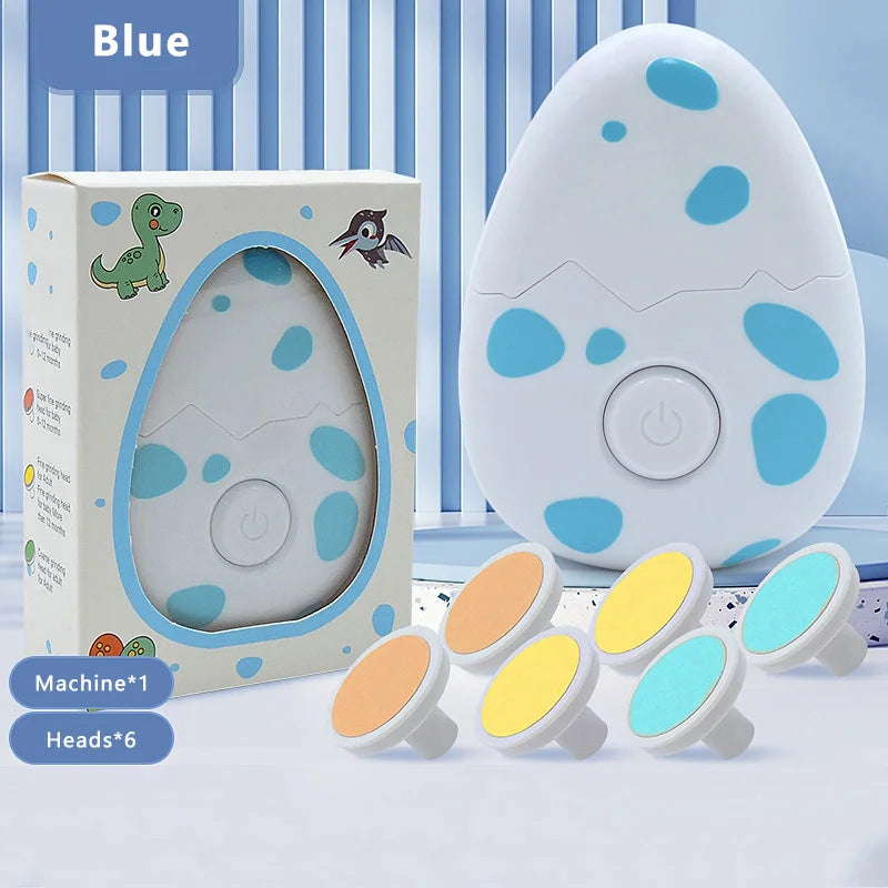 Lime à ongles électrique bébé cartoon - kit manucure pédicure nouveau-né outil soin enfant adulte