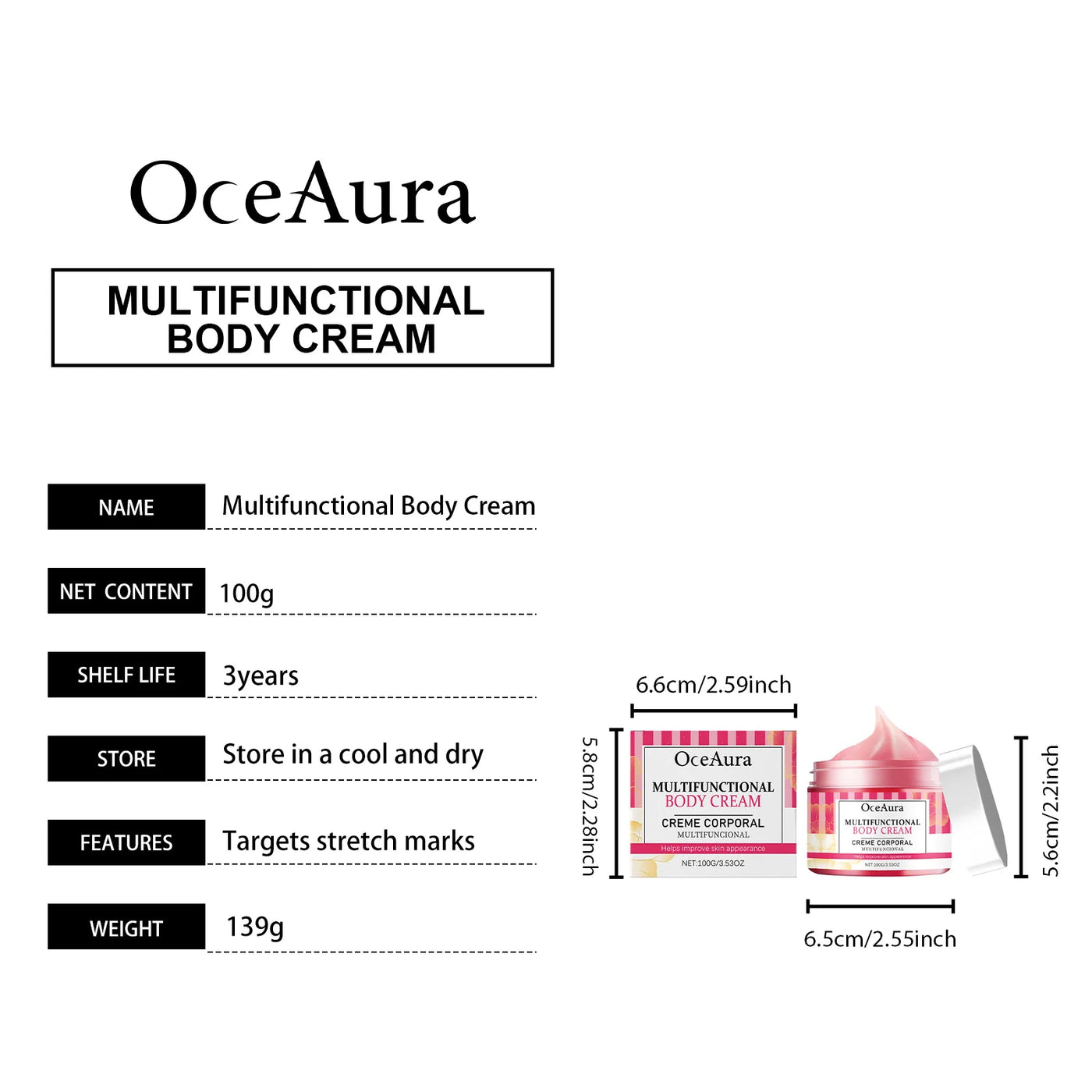Pregnancy Stretch Mark Cream Smooth Skin Regene — vue complémentaire 2