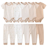 Coffret vêtements bébé 10 pièces Mybooni — Body et pantalon toutes saisons