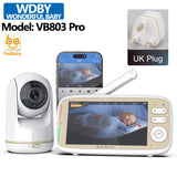 Babyphone 5 pouces PTZ WiFi Mybooni — Zoom 3x, Vision nocturne, Audio bidirectionnel