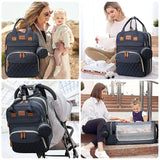 Sac à langer avec ouverture large et rangements bébé