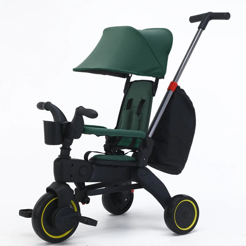 Poussette PANGDUBE pliable 6,8 kg légère tricycle bébé 1-6 ans