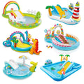 Piscine gonflable enfant Mybooni — Crocodile, licorne et dinosaure avec pompe