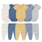 Coffret vêtements bébé 10 pièces Mybooni — Body et pantalon toutes saisons