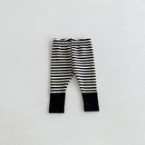 Legging rayé multicolore bébé Mybooni — Garçon et fille automne