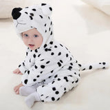 Pyjama combinaison polaire Mybooni — Motif licorne, lapin et dinosaure