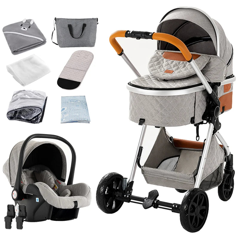 Système voyage 3-en-1 Mybooni — Siège auto harnais sécurité nouveau-né