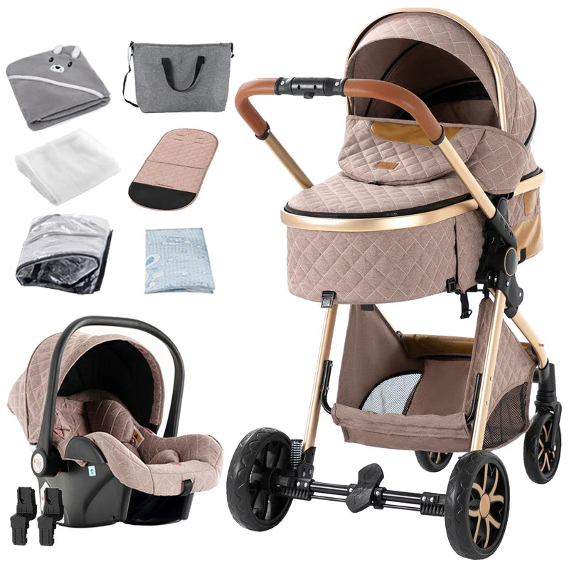 Système voyage 3-en-1 Mybooni — Siège auto harnais sécurité nouveau-né