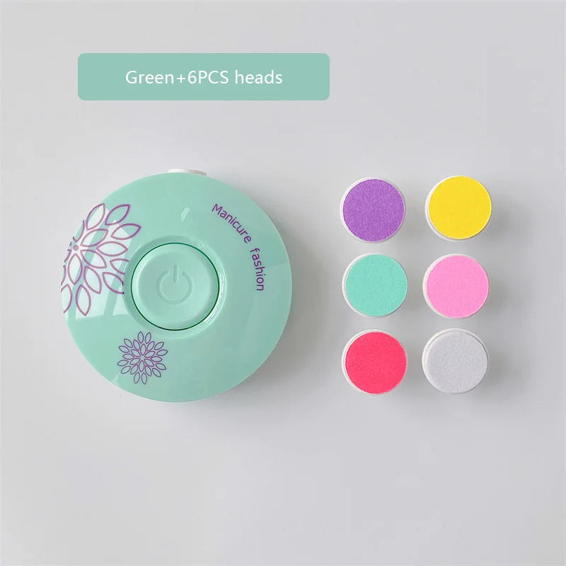 Lime à ongles électrique bébé Mybooni — Set manucure cartoon nourrisson et adulte