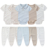 Coffret vêtements bébé 10 pièces Bouni — Body et pantalon toutes saisons