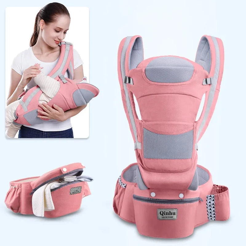 Porte-bébé ergonomique nouveau-né sac à dos - siège hanches face avant kangourou écharpe voyage