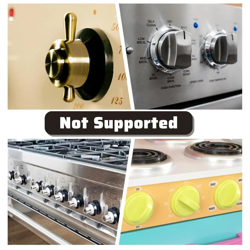 2/4/8Pcs Stove Knob Covers Child Safety Plastic — vue complémentaire 7