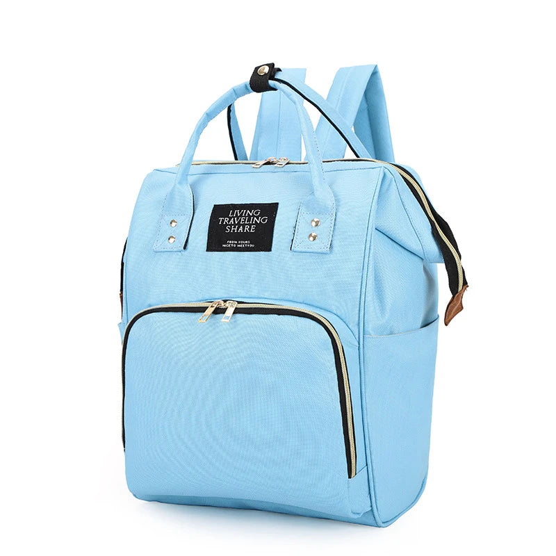Sac maman toile grande capacité isotherme multifonction