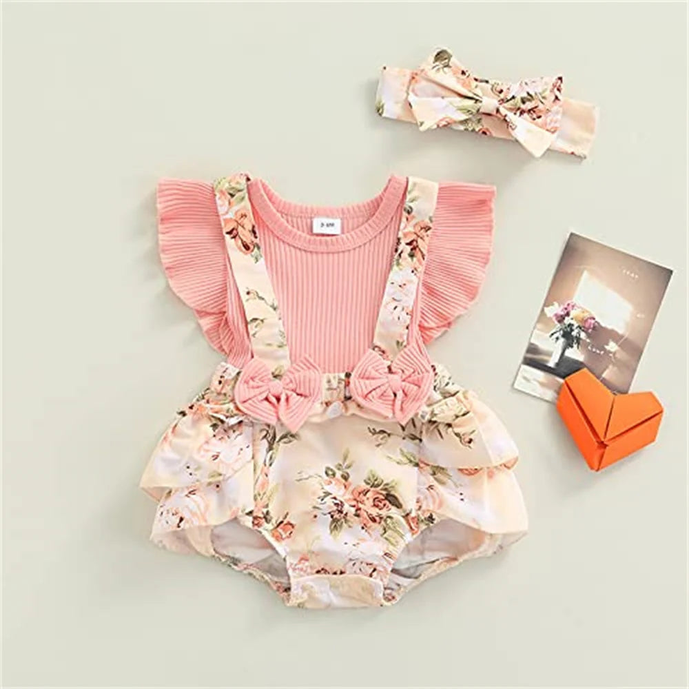 Robe bébé fille manches volantées Mybooni — Imprimé papillons 0-18M