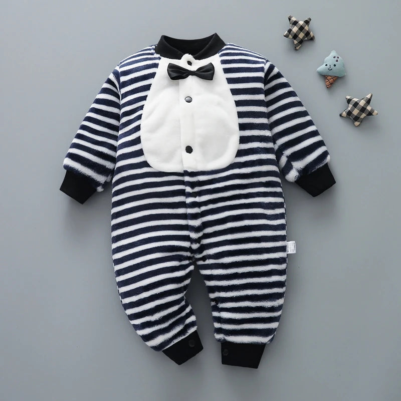 Body bébé flanelle doux printemps hiver - grenouillère fille garçon 0-18 mois