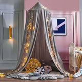 Moustiquaire lit bébé princesse baldaquin - rideau ciel de lit décoratif fille