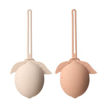 Boîte à tétine silicone design citron pour bébé