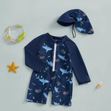 0-5Years Kids Boy Rash Guard Swimsuits Shark Pr — vue complémentaire 5