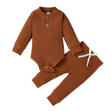 Ensemble 2 pièces bébé Mybooni — Body et pantalon élastique nouveau-né