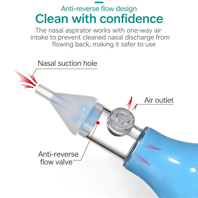Mouche-bébé silicone Mybooni — Aspirateur nasal pompe succion nez nourrisson