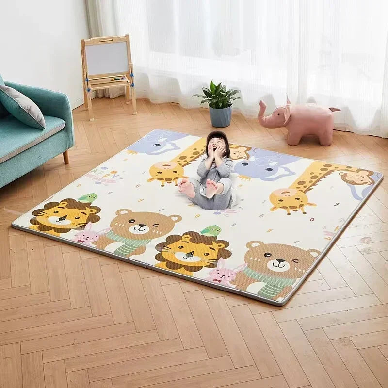 Tapis de jeu bébé EPE non toxique Mybooni — 5 tailles tapis d'activité sécurisé